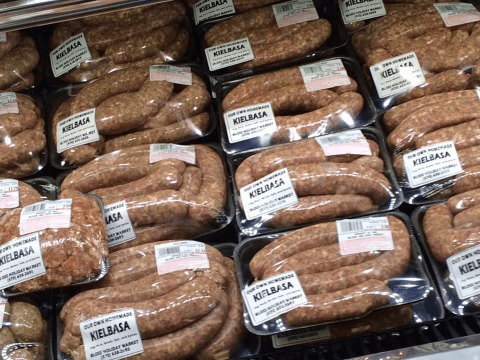 Image of Kielbasa sausage packaged and made by bloss holiday market