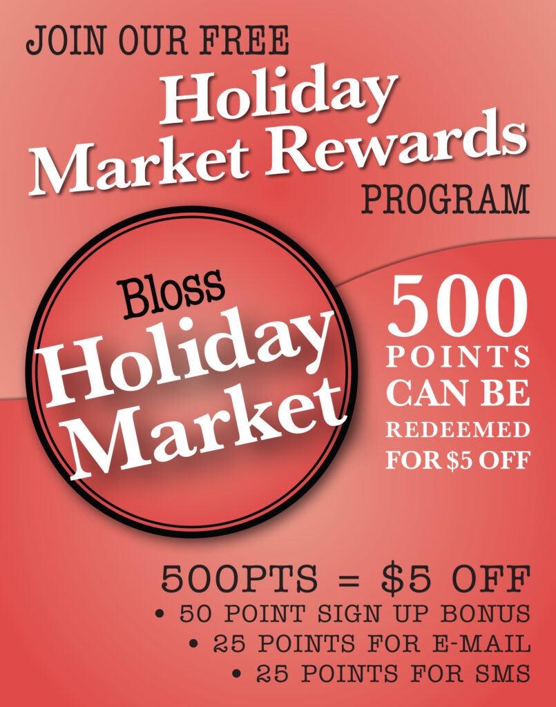 Join our free Holiday Market Rewards Program